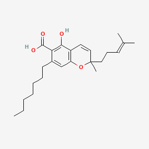 molecular formula C24H34O4 B14085693 (+/-)-Cannabichromephorolic Acid 