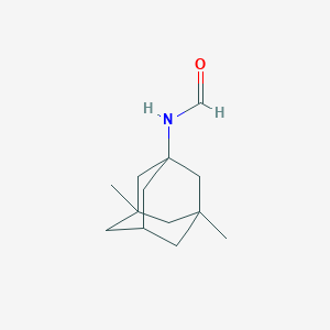 molecular formula C13H21NO B140857 N-(3,5-二甲基孔雀石-1-基)甲酰胺 CAS No. 351329-88-9