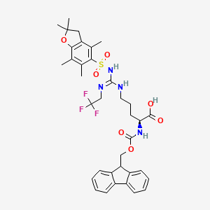 (S)-Fmoc-2-amino-5-(N'-Pbf-N''-trifluoroethyl-guanidino)-pentanoic acid