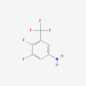 molecular formula C7H4F5N B1408577 3,4-Difluoro-5-(trifluoromethyl)aniline CAS No. 1803790-37-5