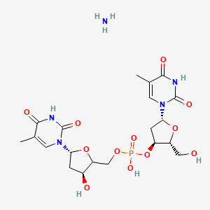 molecular formula C20H27N4O12P B1408582 Thymidylyl-(3'->5')-thymidine CAS No. 1969-54-6