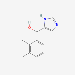 molecular formula C12H14N2O B1408584 (2,3-dimethylphenyl)(1H-imidazol-5-yl)methanol CAS No. 78892-33-8