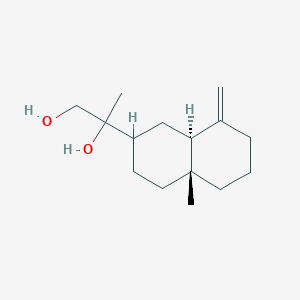 molecular formula C15H26O2 B14085843 4(15)-Selinene-11,12-diol 