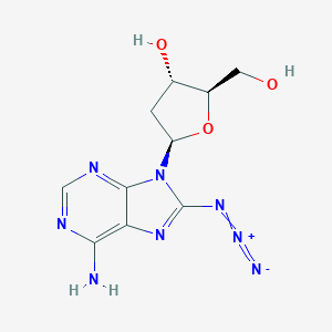 molecular formula C10H12N8O3 B140859 8-叠氮-2'-脱氧腺苷 CAS No. 131265-35-5