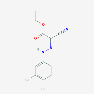 molecular formula C11H9Cl2N3O2 B14085902 ethyl (2Z)-2-cyano-2-[(3,4-dichlorophenyl)hydrazinylidene]acetate 