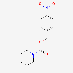 molecular formula C13H16N2O4 B14085943 (4-Nitrophenyl)methyl piperidine-1-carboxylate CAS No. 102637-13-8