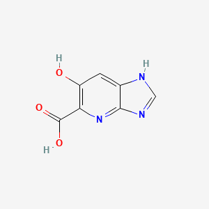 molecular formula C7H5N3O3 B1408597 6-hydroxy-3H-imidazo[4,5-b]pyridine-5-carboxylic acid CAS No. 1820703-19-2
