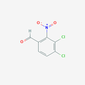 molecular formula C7H3Cl2NO3 B1408608 3,4-Dichloro-2-nitrobenzaldehyde CAS No. 1804897-10-6