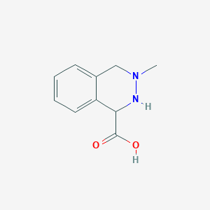 molecular formula C10H12N2O2 B14086146 3-Methyl-1,2,3,4-tetrahydrophthalazine-1-carboxylic acid 