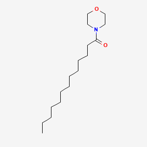 molecular formula C17H33NO2 B14086154 Morpholine, 4-tridecanoyl- CAS No. 101831-42-9