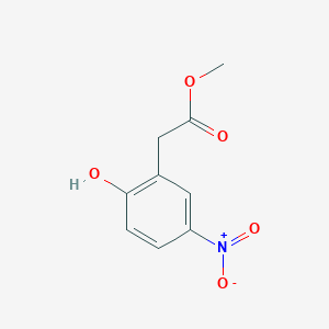 molecular formula C9H9NO5 B14086167 Methyl 2-(2-hydroxy-5-nitrophenyl)acetate 
