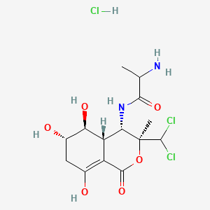 molecular formula C14H21Cl3N2O6 B14086201 Bactobolin (hydrochloride) CAS No. 73543-68-7