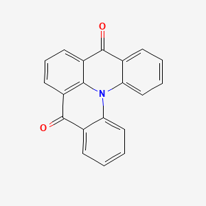 molecular formula C20H11NO2 B14086303 Quinolino[3,2,1-de]acridine-5,9-dione 
