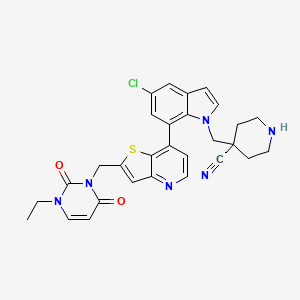 molecular formula C29H27ClN6O2S B14086316 Usp7-IN-11 