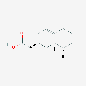 molecular formula C15H22O2 B14086335 9.11(13)-Eremophiladien-12-oic acid 