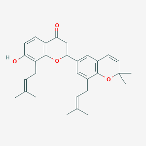 molecular formula C30H34O4 B14086337 Sophoranochromene 