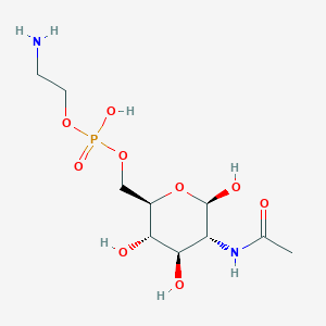 molecular formula C10H21N2O9P B140865 2'-Aminoethylphosphoryl(-6)-N-acetylglucosamine CAS No. 143873-64-7
