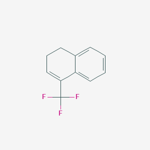 molecular formula C11H9F3 B14086517 4-(Trifluoromethyl)-1,2-dihydronaphthalene CAS No. 112481-79-5