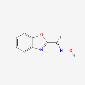 molecular formula C8H6N2O2 B14086532 Benzo[d]oxazole-2-carbaldehyde oxime 