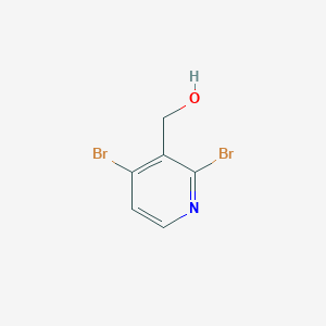 molecular formula C6H5Br2NO B1408654 (2,4-Dibromopyridin-3-yl)methanol CAS No. 1804935-17-8