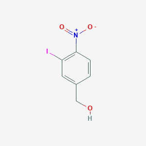 molecular formula C7H6INO3 B14086554 (3-Iodo-4-nitrophenyl)methanol 