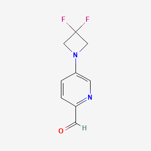 B1408669 5-(3,3-Difluoroazetidin-1-yl)picolinaldehyde CAS No. 1707581-14-3