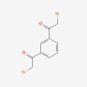 molecular formula C10H8Br2O2 B14086728 Ethanone, 1,1'-(1,3-phenylene)bis[2-bromo- CAS No. 19247-97-3