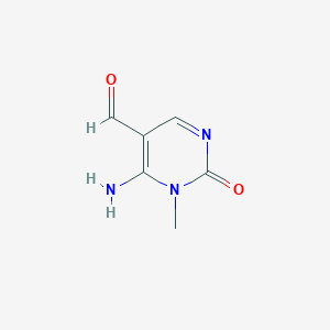 molecular formula C6H7N3O2 B140868 6-Amino-1-methyl-2-oxopyrimidine-5-carbaldehyde CAS No. 154867-32-0