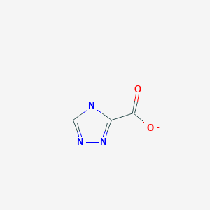 molecular formula C4H4N3O2- B14086869 4-Methyl-1,2,4-triazole-3-carboxylate 