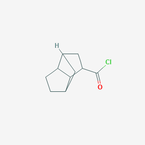 molecular formula C10H13ClO B14086934 Octahydro-1,4-methanopentalene-3-carbonyl chloride CAS No. 101055-82-7