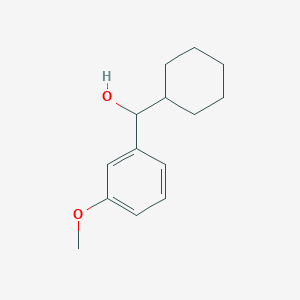 molecular formula C14H20O2 B14087191 Cyclohexyl-(3-methoxyphenyl)methanol 