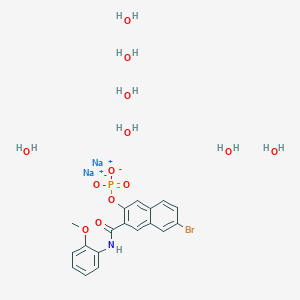 molecular formula C18H15BrNNa2O6P B140873 Naphthol as-bi phosphate sodium salt CAS No. 530-79-0
