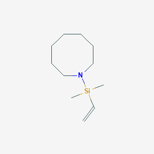 molecular formula C11H23NSi B14087503 1-[Ethenyl(dimethyl)silyl]azocane CAS No. 1000598-47-9