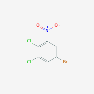 molecular formula C6H2BrCl2NO2 B1408752 5-Bromo-1,2-dichloro-3-nitrobenzene CAS No. 1805596-72-8