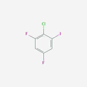 molecular formula C6H2ClF2I B14087558 2-Chloro-1,5-difluoro-3-iodobenzene 