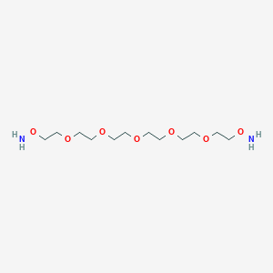 molecular formula C12H28N2O7 B14087731 O,O'-(3,6,9,12,15-Pentaoxaheptadecane-1,17-diyl)bis(hydroxylamine) 