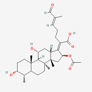 molecular formula C31H46O7 B14087745 27-Oxo-fusidicAcid 
