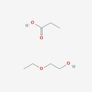 molecular formula C7H16O4 B14087784 Ethanol, 2-ethoxy-, propanoate CAS No. 14272-48-1