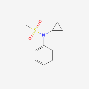 molecular formula C10H13NO2S B14087807 n-Cyclopropyl-N-phenylmethanesulfonamide 