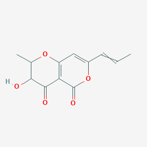 molecular formula C12H12O5 B14087816 Radicinin from alternaria chrysanthemi 