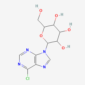 molecular formula C11H13ClN4O5 B14087859 6-Chloropurine glucoside 