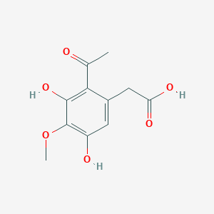 molecular formula C11H12O6 B14087989 Curvulic acid 