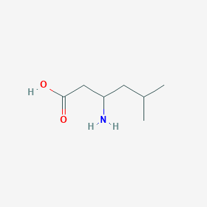 molecular formula C7H15NO2 B140880 3-Amino-5-methylhexanoic acid CAS No. 131725-47-8