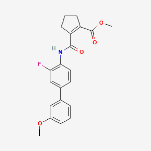 molecular formula C21H20FNO4 B14088173 Vidofludimus ethyl ester 