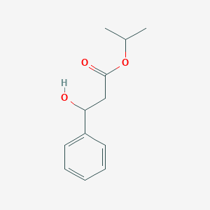 molecular formula C12H16O3 B14088224 Propan-2-yl 3-hydroxy-3-phenylpropanoate CAS No. 27751-80-0