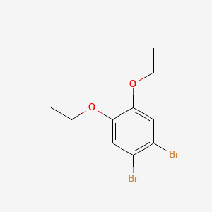 molecular formula C10H12Br2O2 B14088359 Benzene, 1,2-dibromo-4,5-diethoxy- CAS No. 118132-02-8