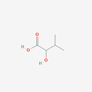 molecular formula C5H10O3 B140885 (+-)-2-Hydroxyisovaleric acid CAS No. 4026-18-0