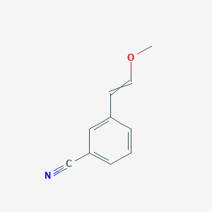 molecular formula C10H9NO B14088747 3-(2-Methoxyethenyl)benzonitrile 