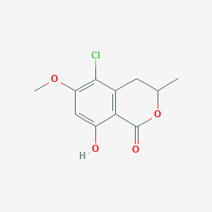 molecular formula C11H11ClO4 B14088758 5-Chloro-6-methoxymellein 