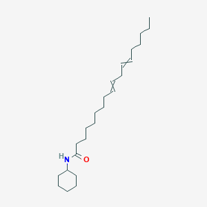 molecular formula C24H43NO B14088786 N-cyclohexyloctadeca-9,12-dienamide 